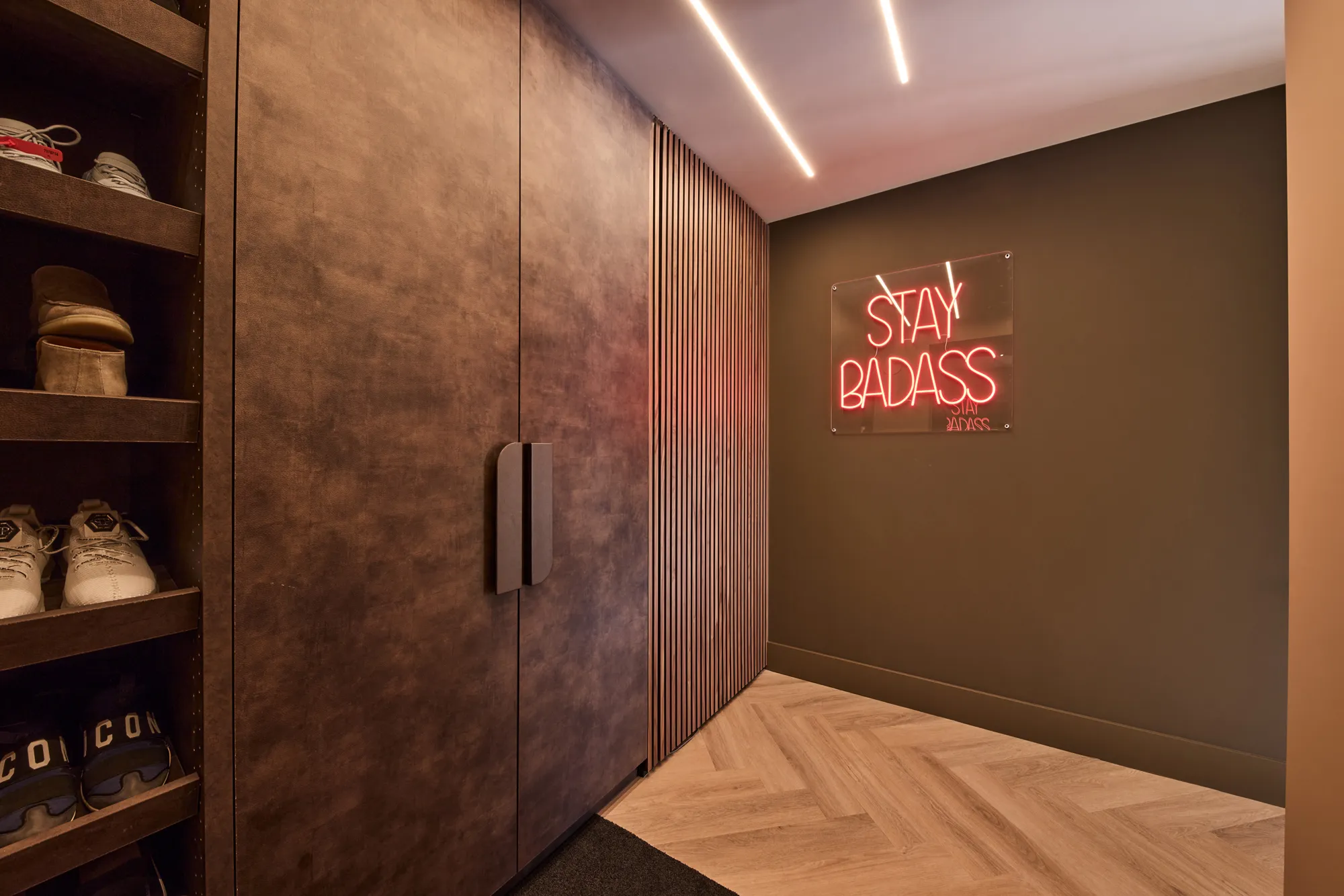 Walk-in closet op maat, penthouse Den Bosch